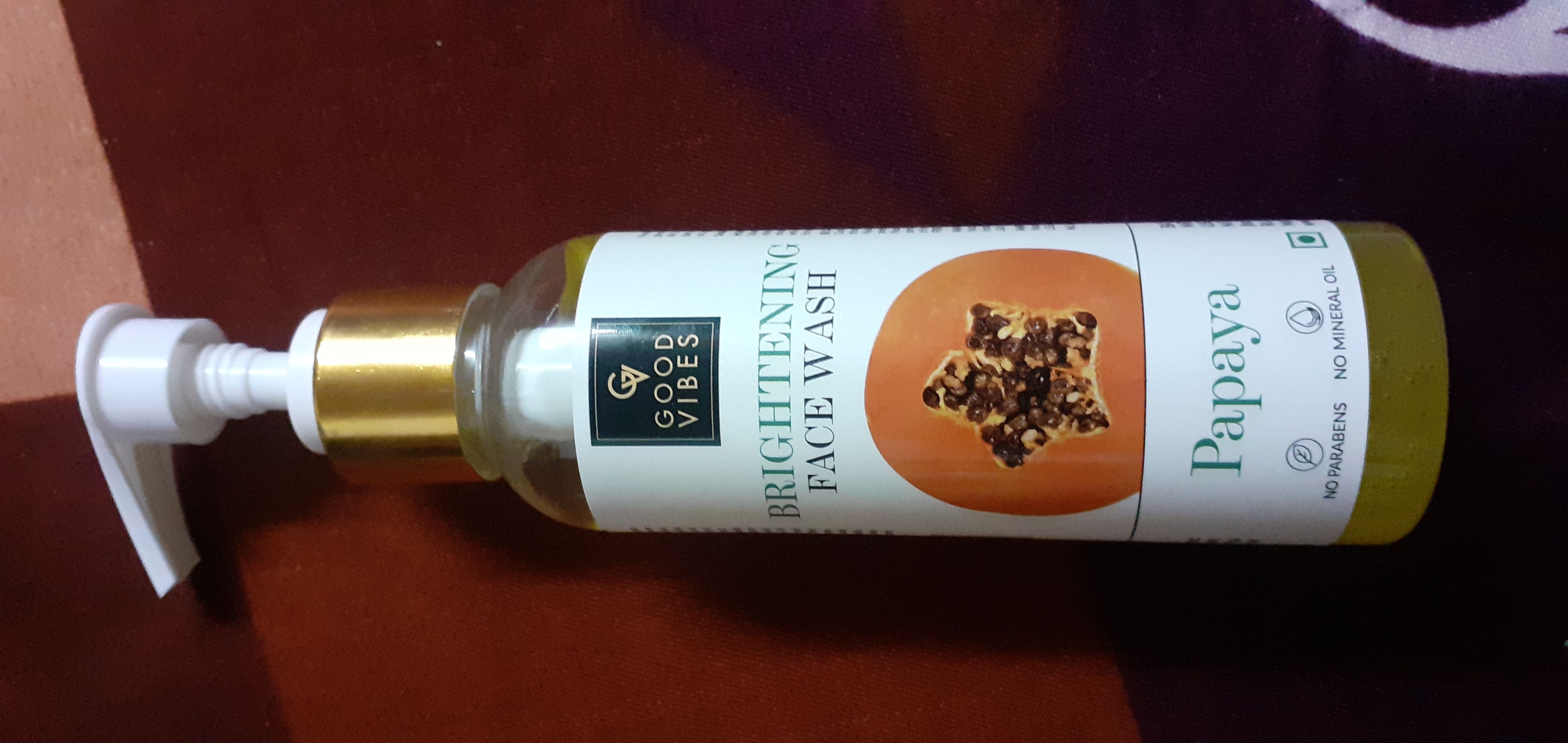 Amazing Good Vibes Papaya Face Wash Picture for Mobile Amazing Good Vibes Papaya Face Wash Picture for Mobile