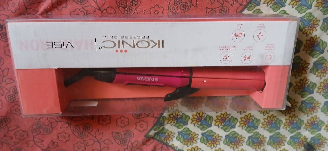 Ikonic Vibe+ Hair Straightener-Peach